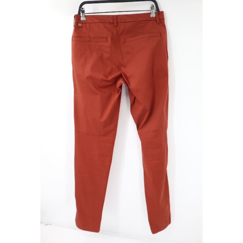 LULULEMON Pants Mens 31 ABC Commission Slim warpstreme terracotta Mid Rise Chino - Picture 3 of 11